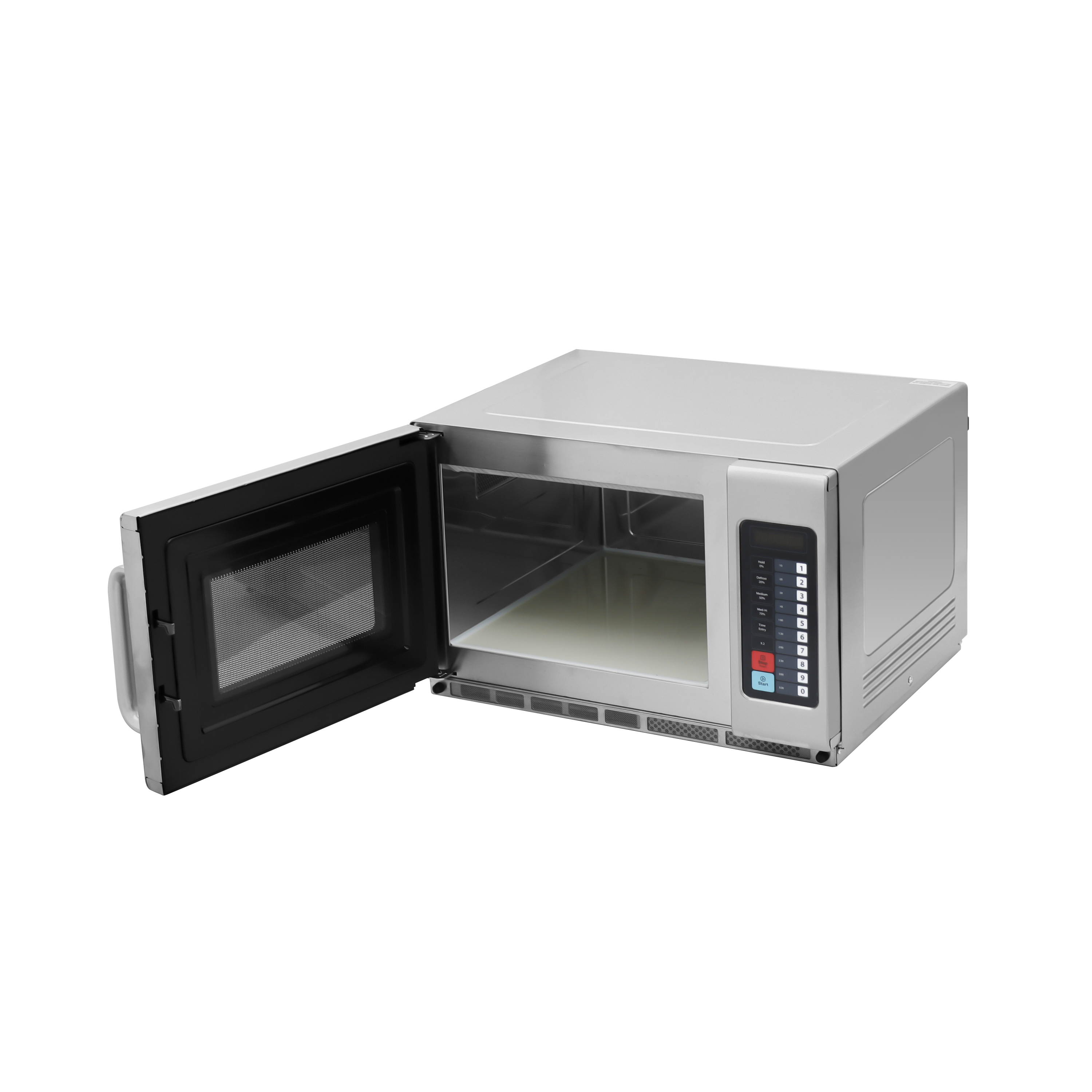 Commercial Microwave with 1.2 cu.ft. Interior and Push Button Controls - 3,200 W, 120 V/60 Hz/1 Ph