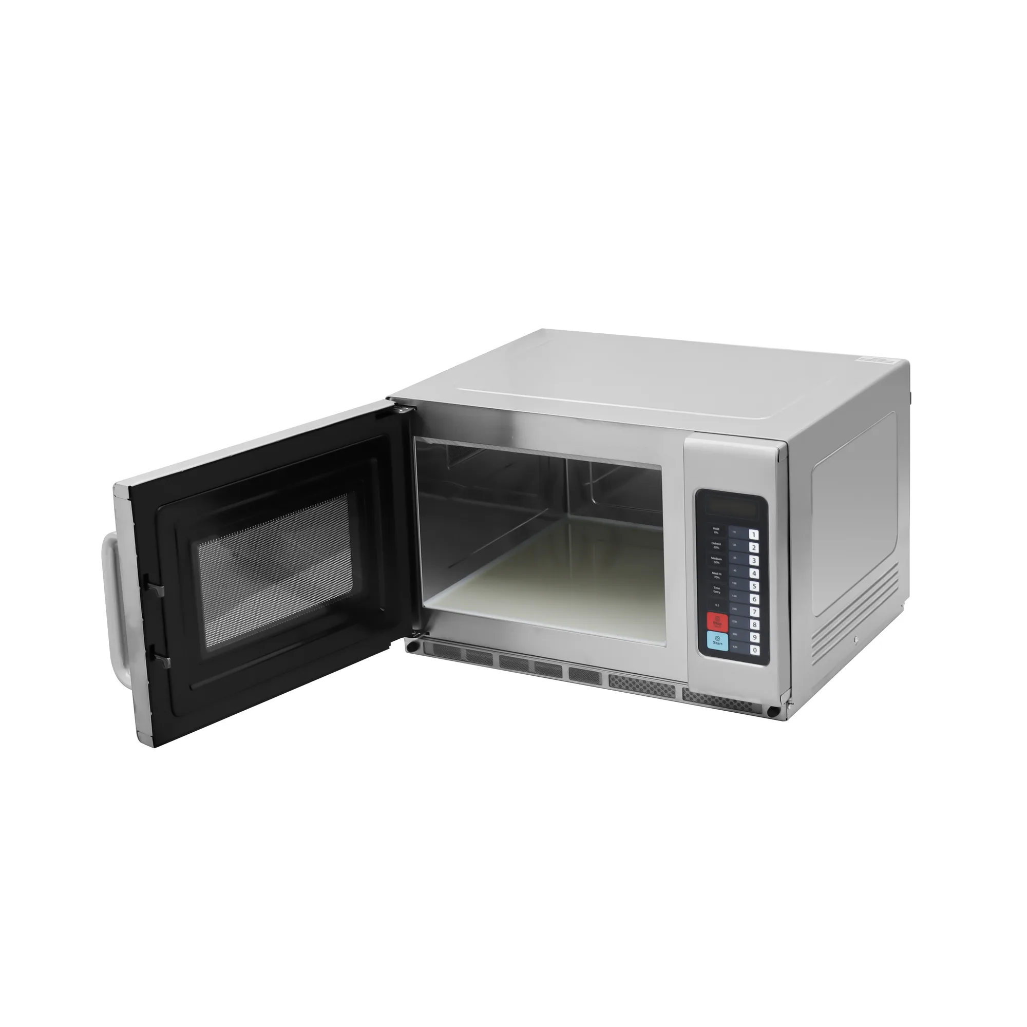 Commercial Microwave with 1.2 cu. ft. Interior and Push Button Controls – 2,100 W, 208-230 V, 1 Phase