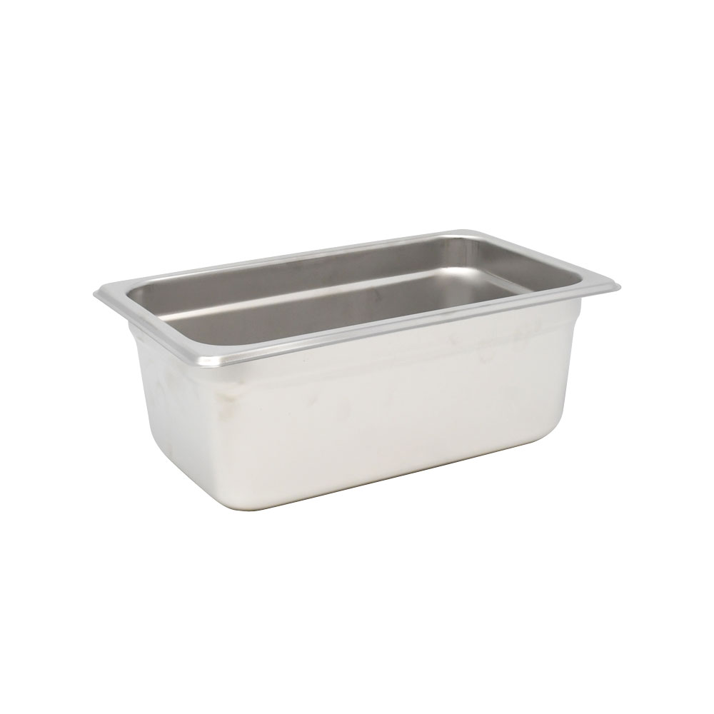 Quarter-size Anti-Jam Stainless Steel Steam Table Pan – 4″ Deep