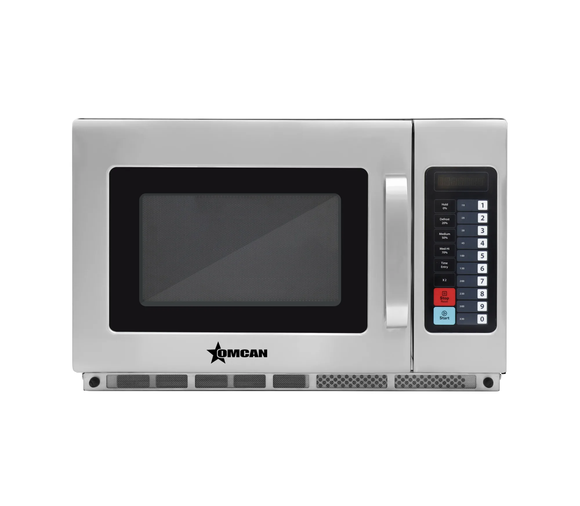 Commercial Microwave with 1.2 cu. ft. Interior and Push Button Controls – 2,100 W, 208-230 V, 1 Phase