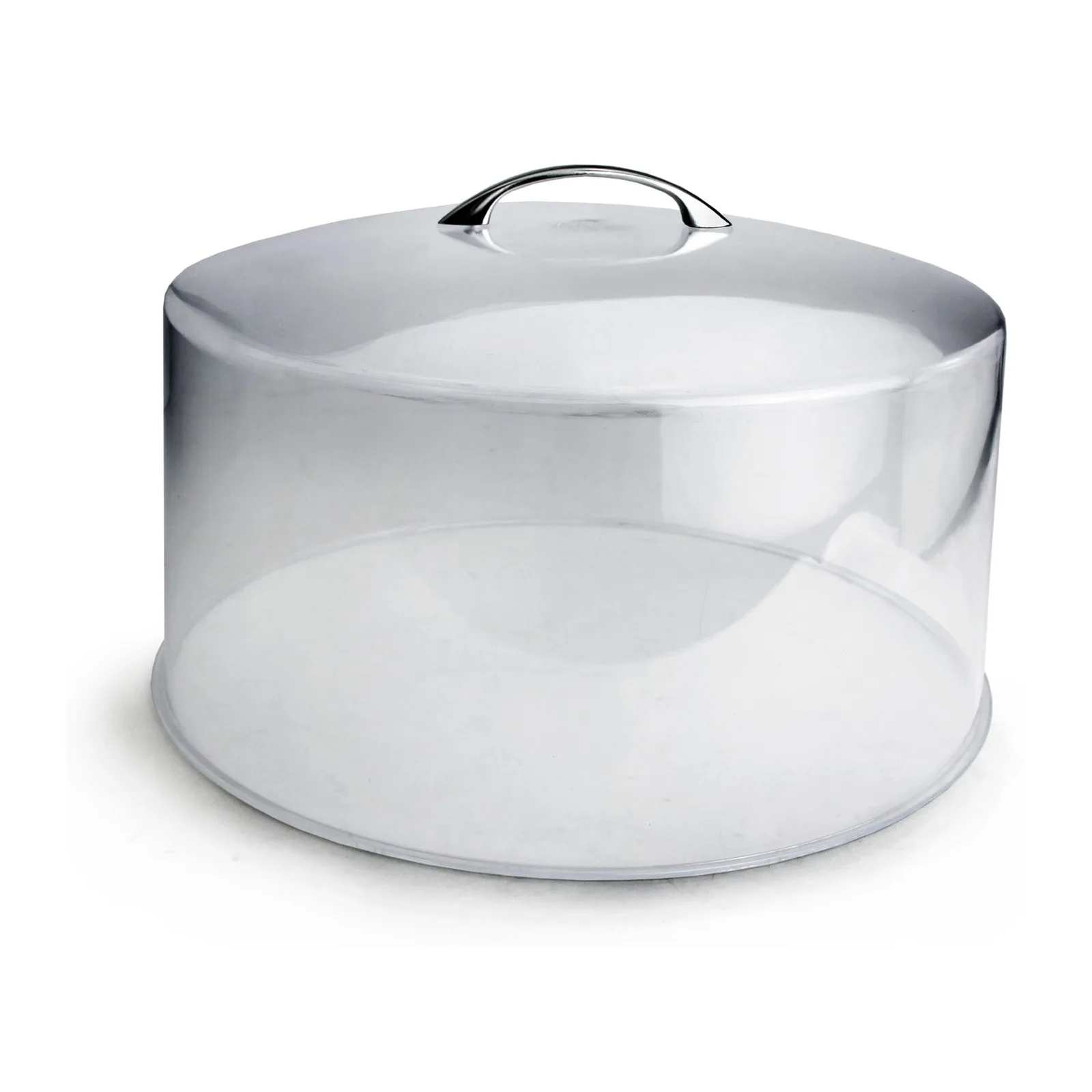Plastic Cake Cover With Chrome Plated Handle