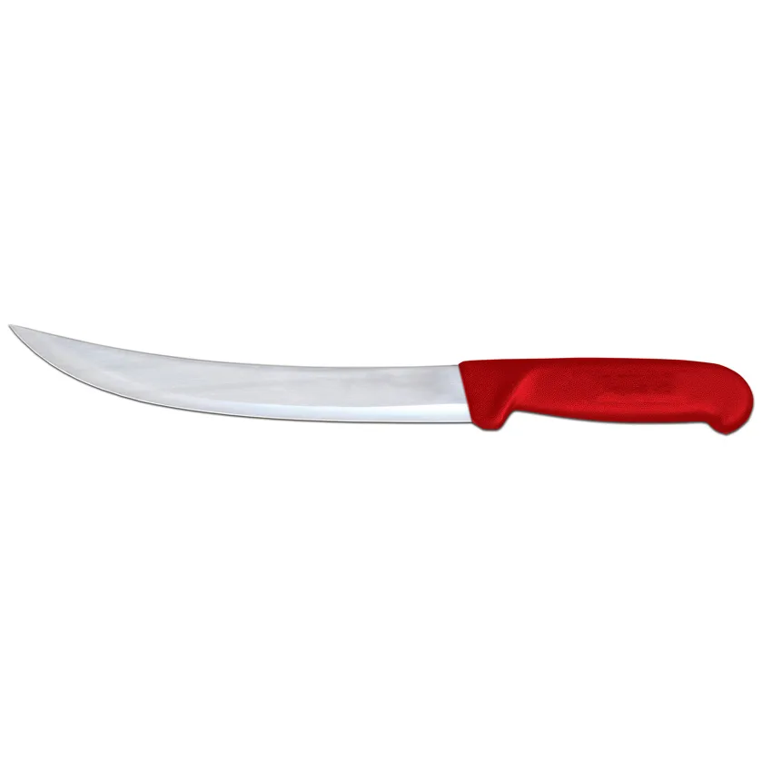 8″ Breaking Knife with Red Polypropylene Handle