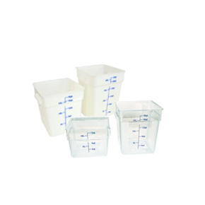 White / Translucent Square Food Storage Containers