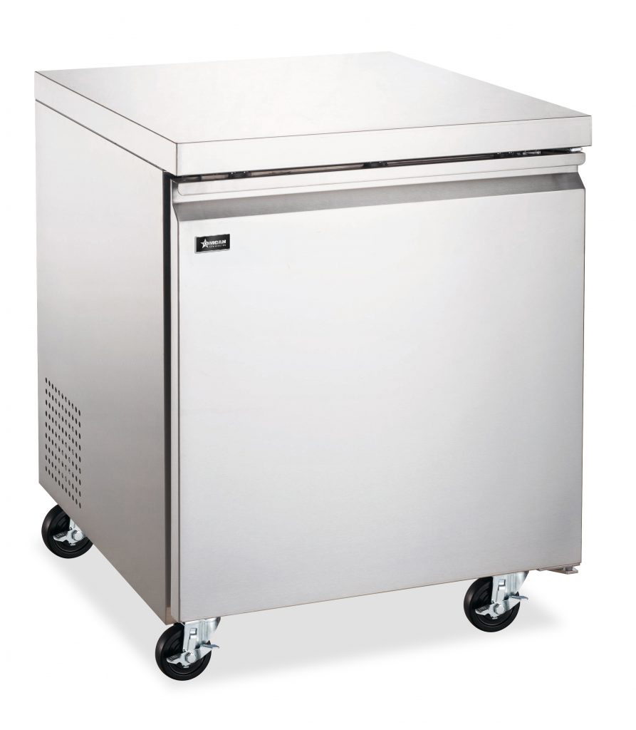 27″ Undercounter Refrigerator, 1 Door, Stainless Steel, 6.3 cu.ft. (117 L) Capacity – 115V, 1/6 HP