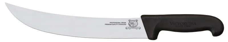 10″ Steak Knife with Black Super Fiber Handle