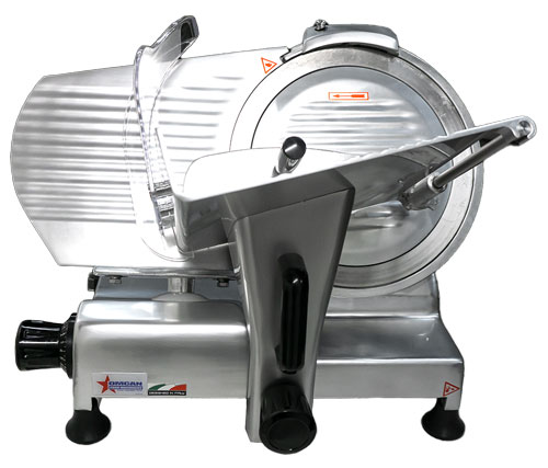 Omcan 12″ Belt-Driven Meat Slicer – 0.33 HP, 110 V