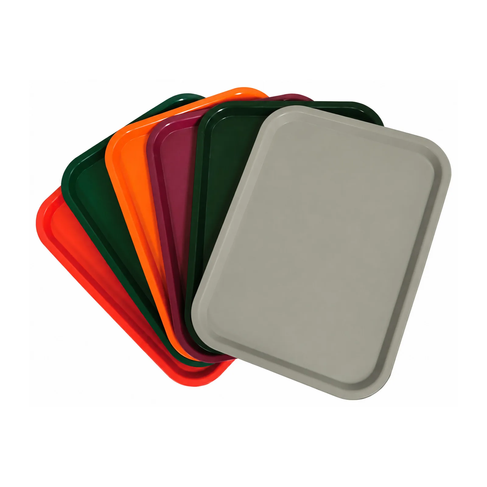 14″ x 18″ Green Fast Food Tray