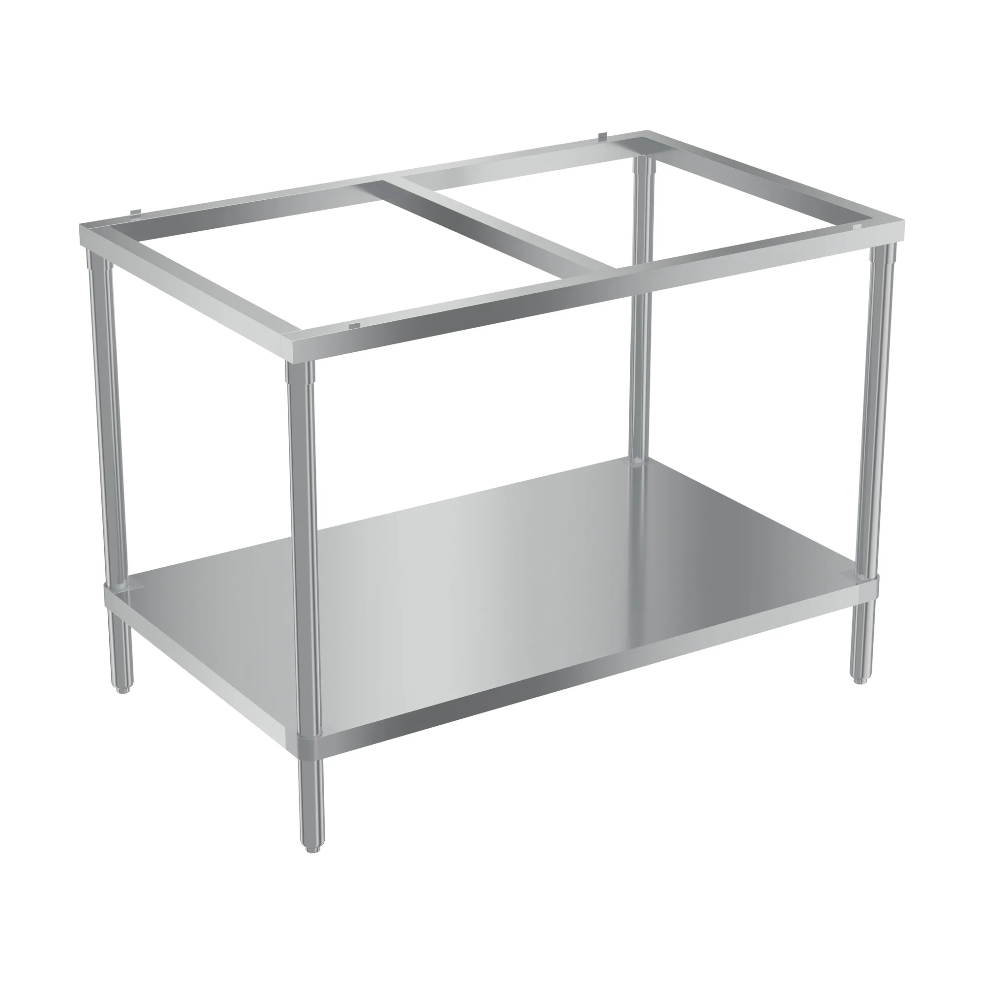 30″ x 48″ 18 Gauge 430 Solid Poly Top Table