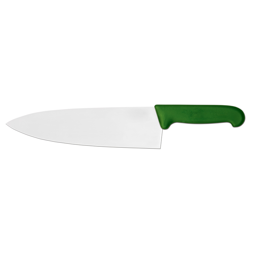 10-inch Medium Cook Knife with Green Super Fiber Handle