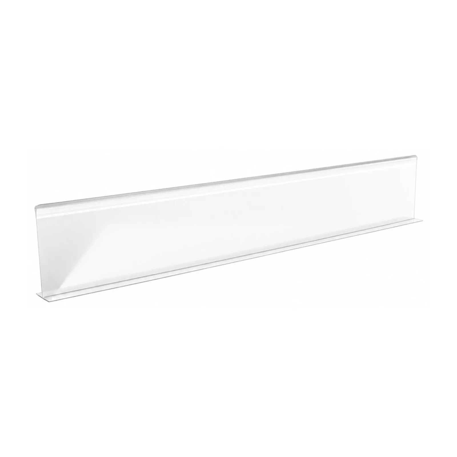 5″ x 30″ Clear Divider with Clear Beading