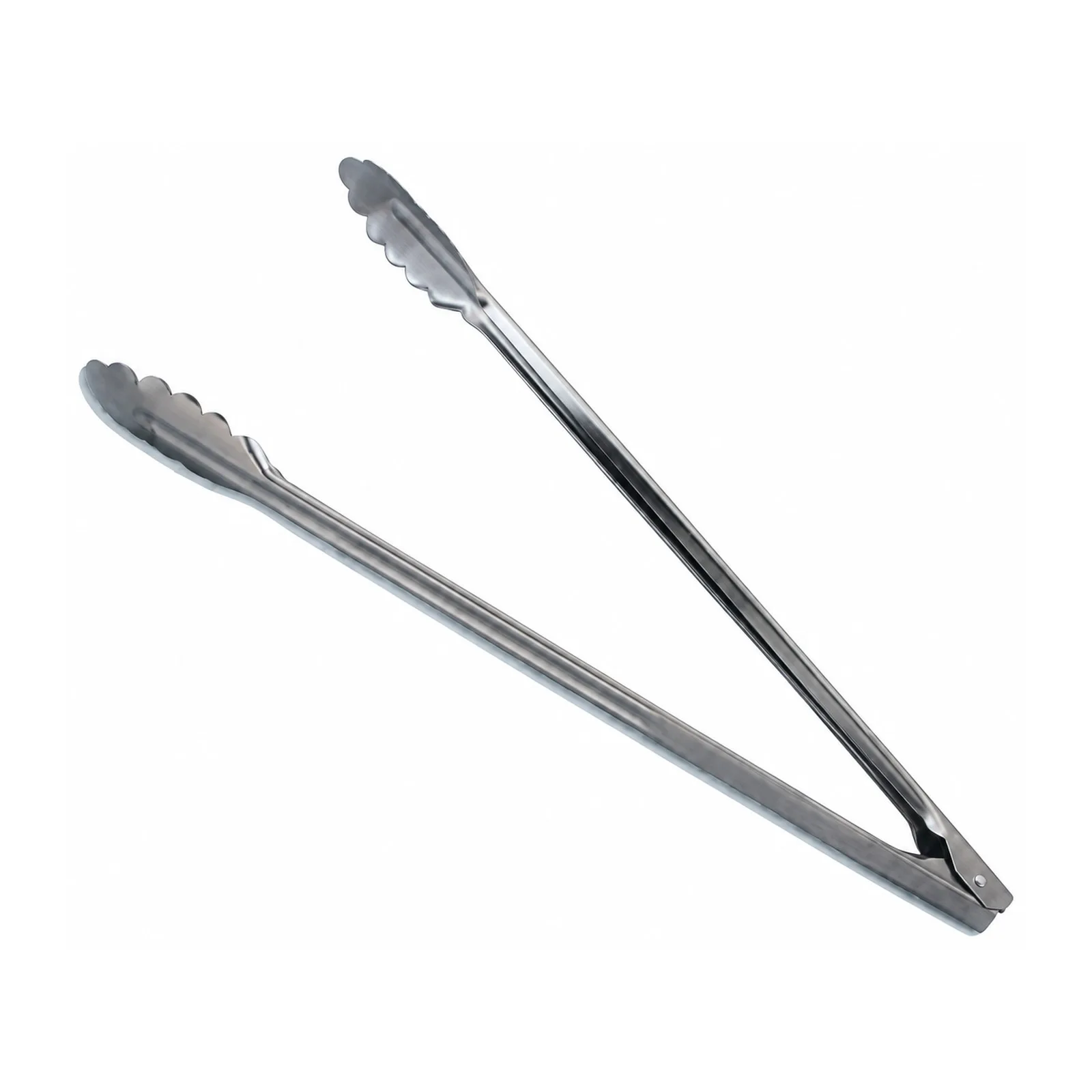 16″ Stainless Steel Coiled Spring Utility Tongs – Medium-Weight