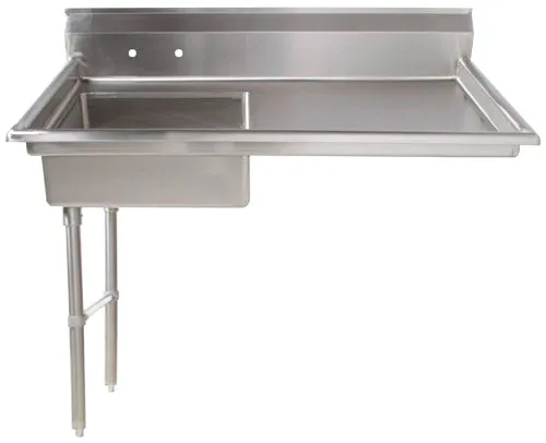 48″ Left Side Under Counter Dish Table