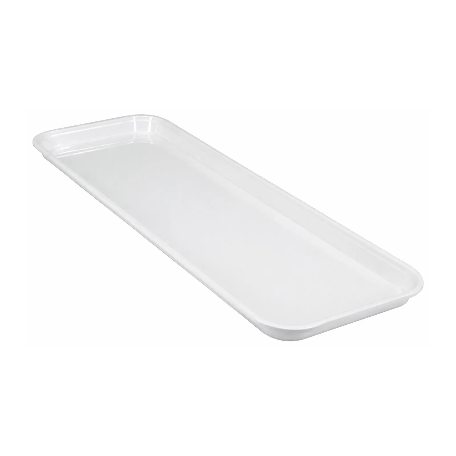 26″ x 9″ x 3/4″ White Market Tray
