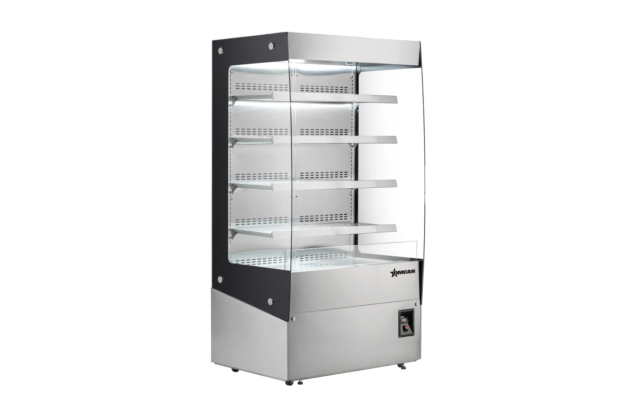 46″ Floor Display Warmer, 4 Shelves, Open Front, Self-Service, 26.8 cu. ft. (760 L) Capacity – 220 V, 3100 W