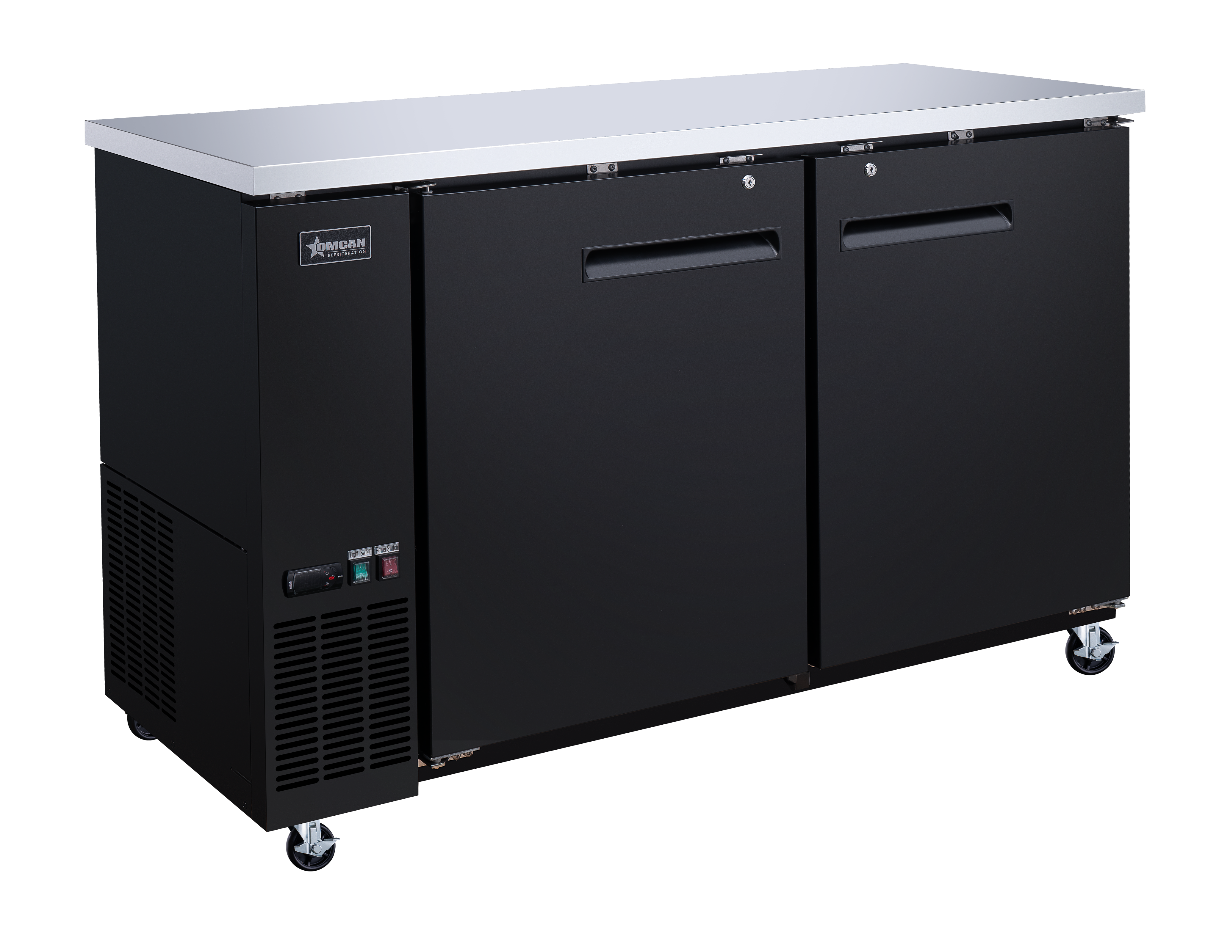 61" Solid 2-Door Bottle Cooler, 15.8 cu.ft. (446 L)