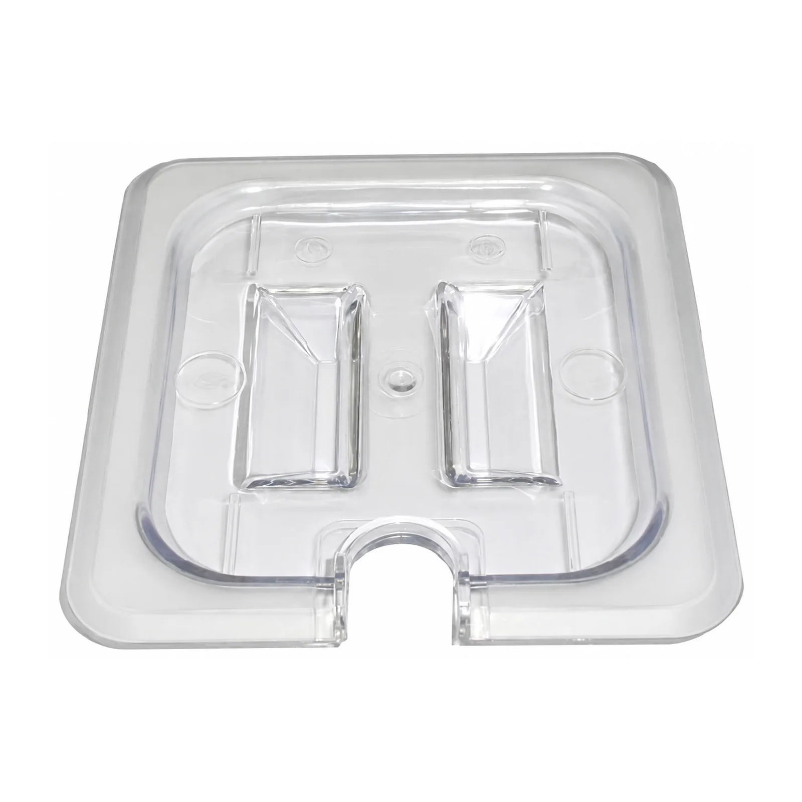 Polycarbonate Clear Slotted Cover for 1/3 Size Food Pans