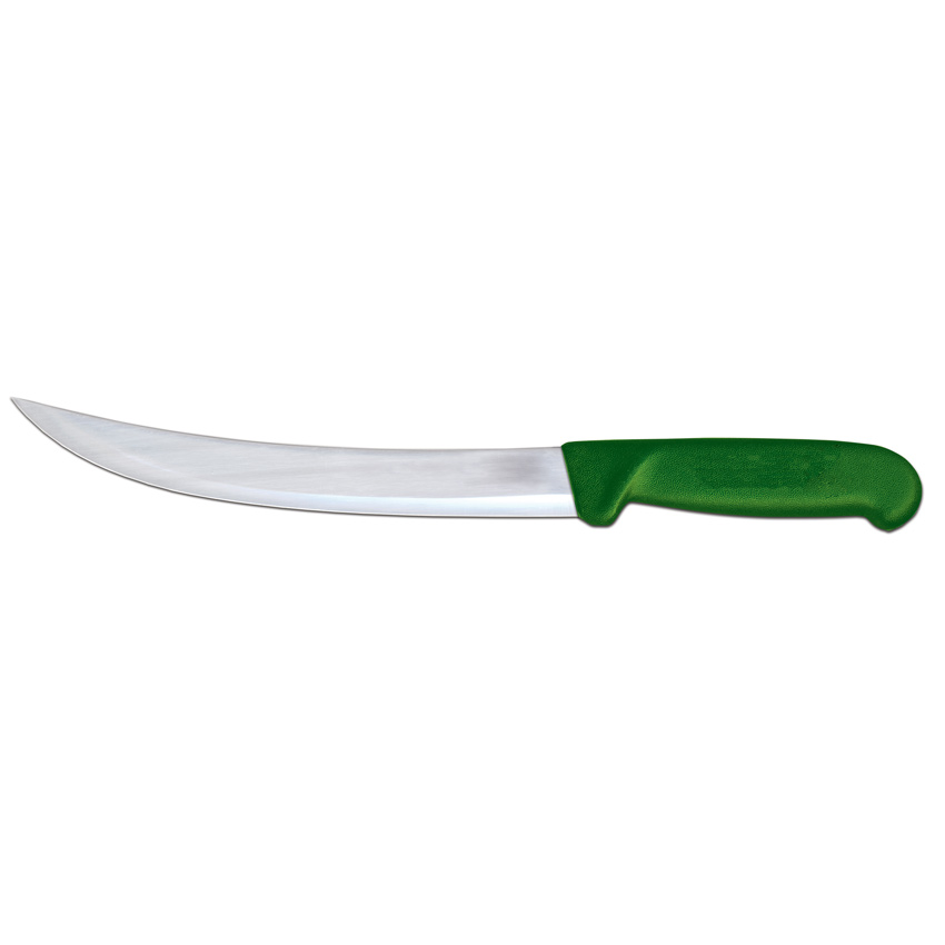 10-inch Breaking Knife with Green Polypropylene Handle