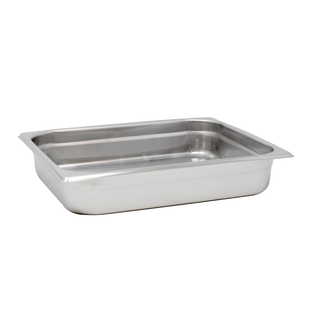 Half-Size Anti-Jam Stainless Steel Steam Table Pan – 2.5″ Deep