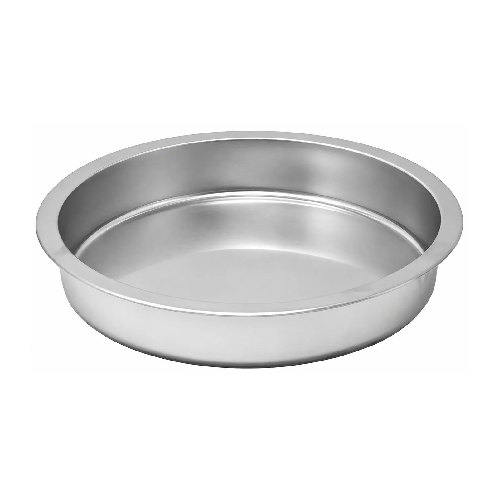 6 qt (5.6 L) Stainless Steel Round Chafing Dish with Roll Top Lid