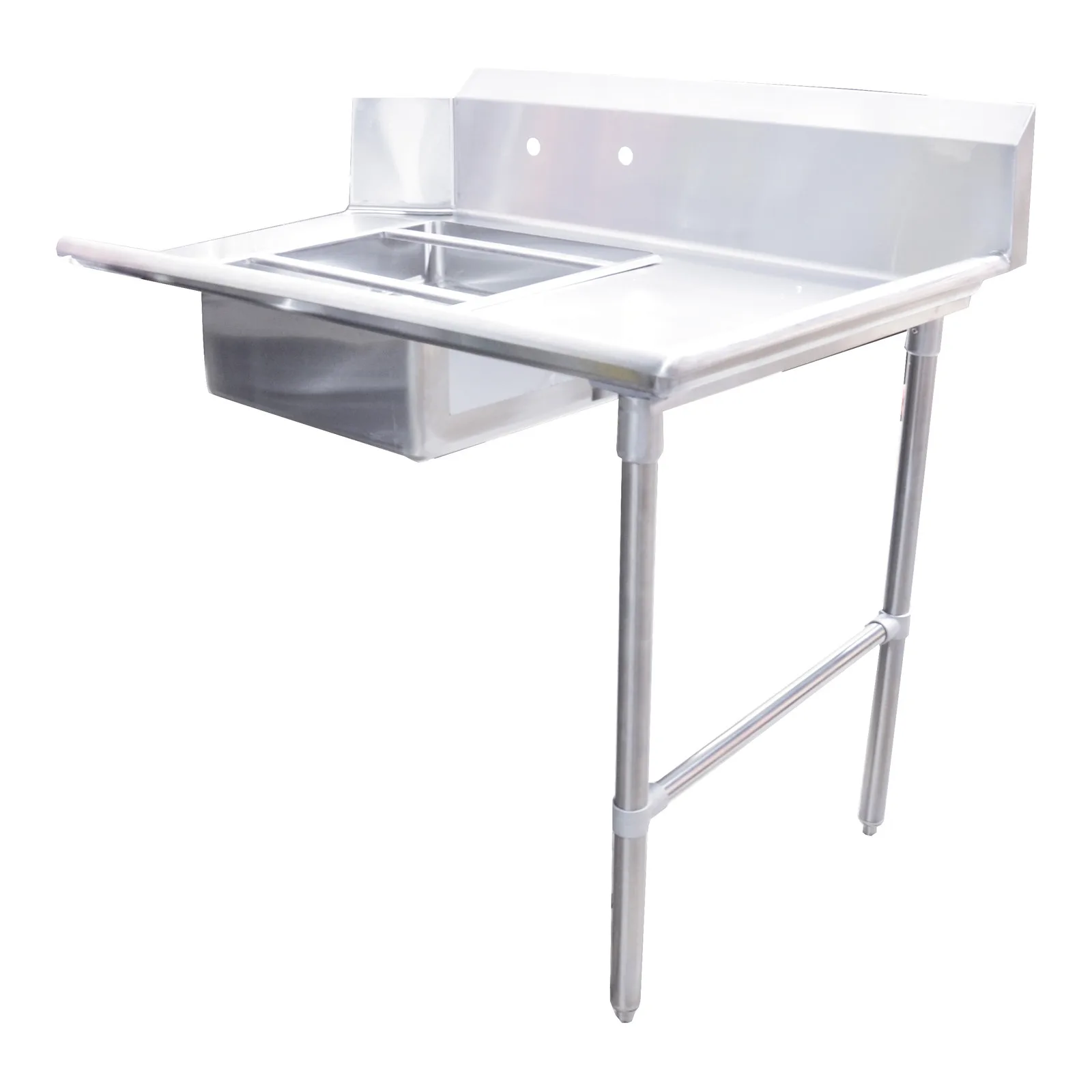 60″ Right Side Soiled Dish Table with Sink