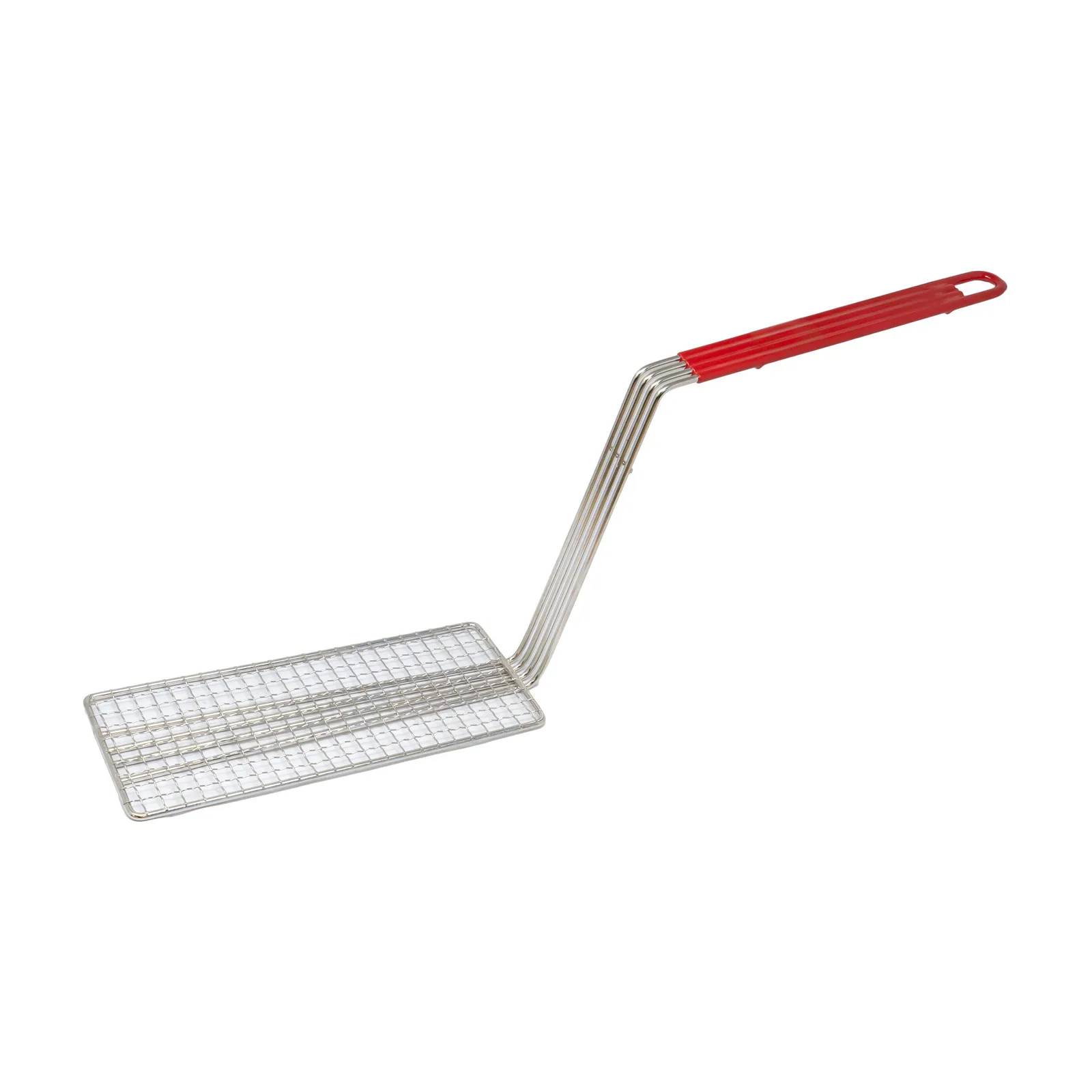 10 1/2″ x 4 3/4″ Fryer Basket Press with Plastic Handle