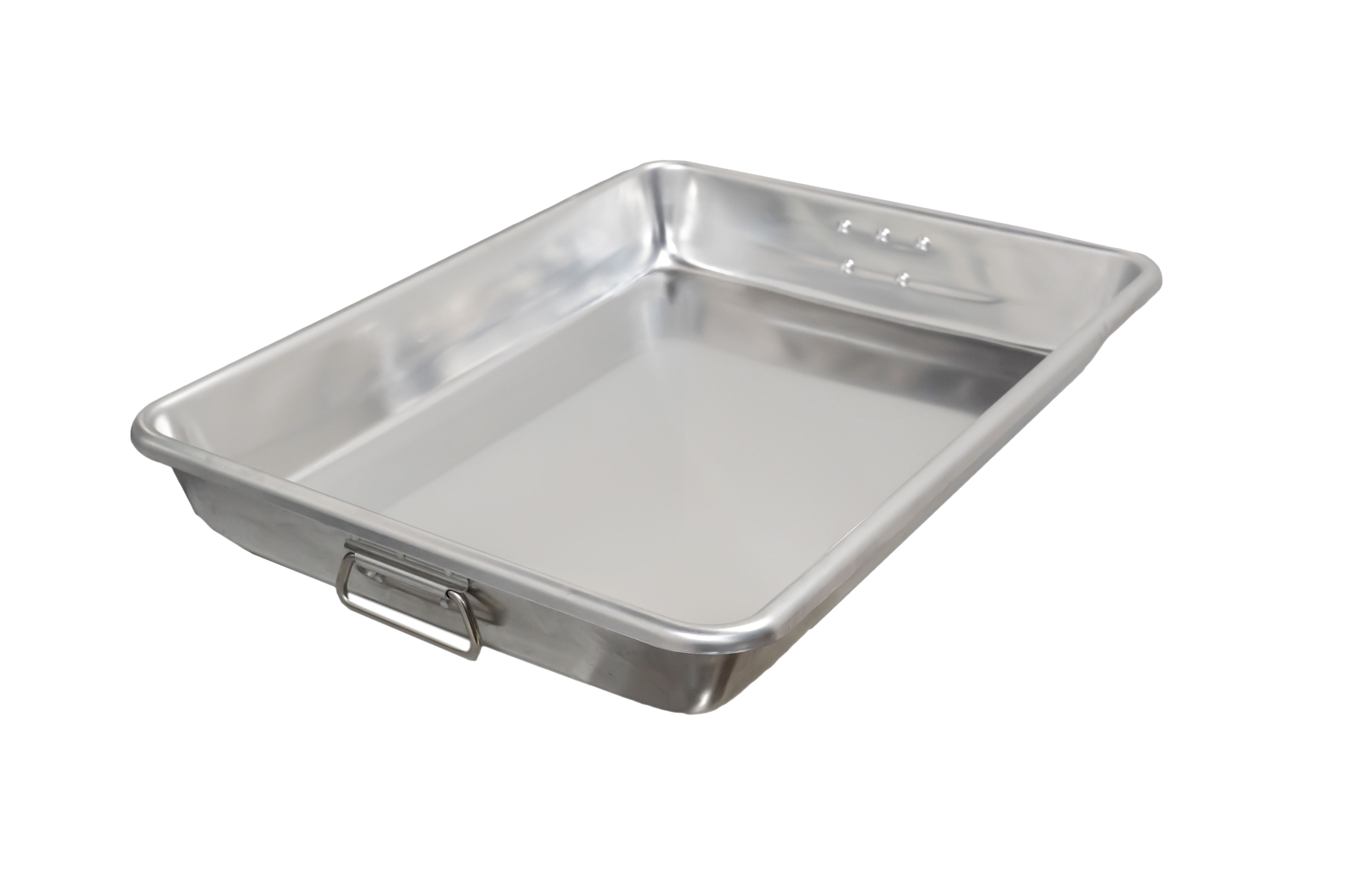 18" x 26" x 3-1/2" 12-Gauge (2.0 mm) Heavy-duty Aluminum Baking/Roasting Pan with Handles