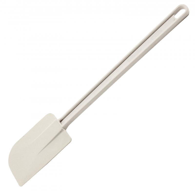 16-inch White Rubber Scraper with Plastic Handle