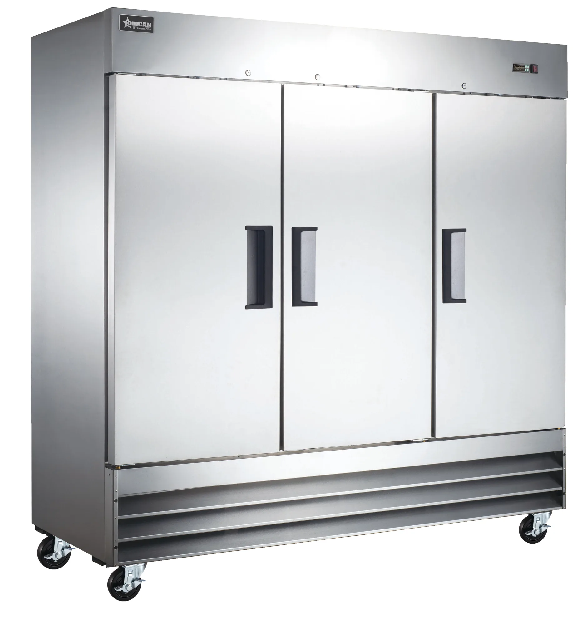 81″ Three (3) Door Reach-in Freezer, 72 cu. ft. (2040 L), Stainless Steel