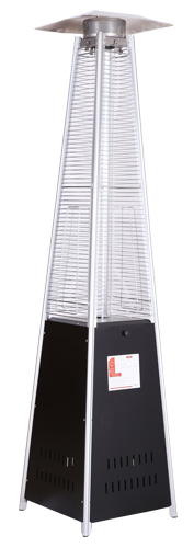 90″ Pyramid Style Freestanding Powder Coated Patio Heater – 42,000 BTU