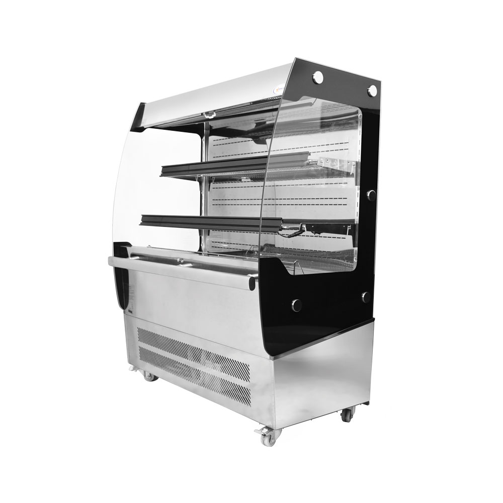 39″ Grab-and-Go Open Refrigerated Floor Self-Serve Display Case with 7 cu.ft. (200 L)