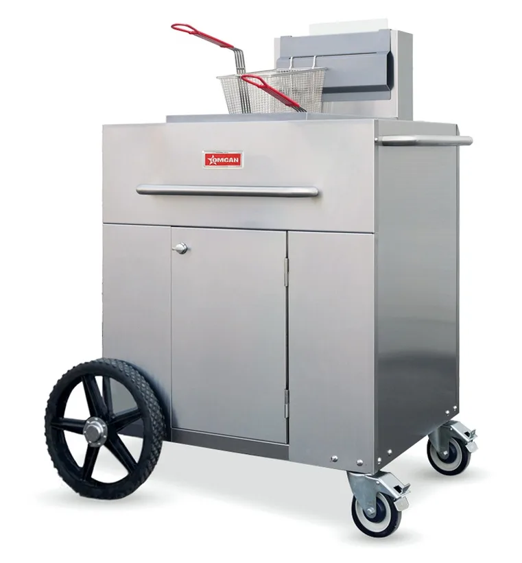 35-40 lb Outdoor Single Tank Portable Fryer, Liquid Propane – 93,000 BTU