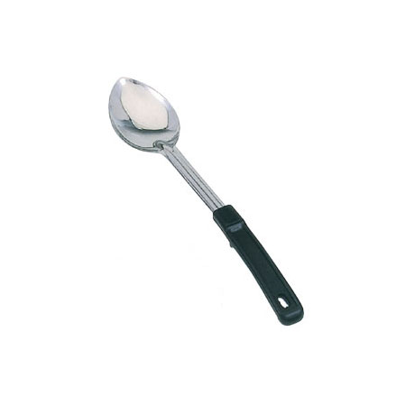 11-inch Stainless Steel Solid Basting Spoon with Stop-Hook Handle