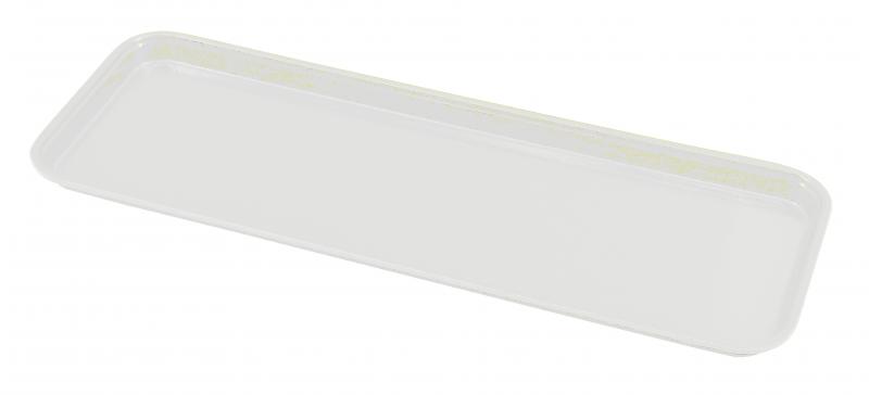 30″ x 8.75″ White Fiberglass Market Pan