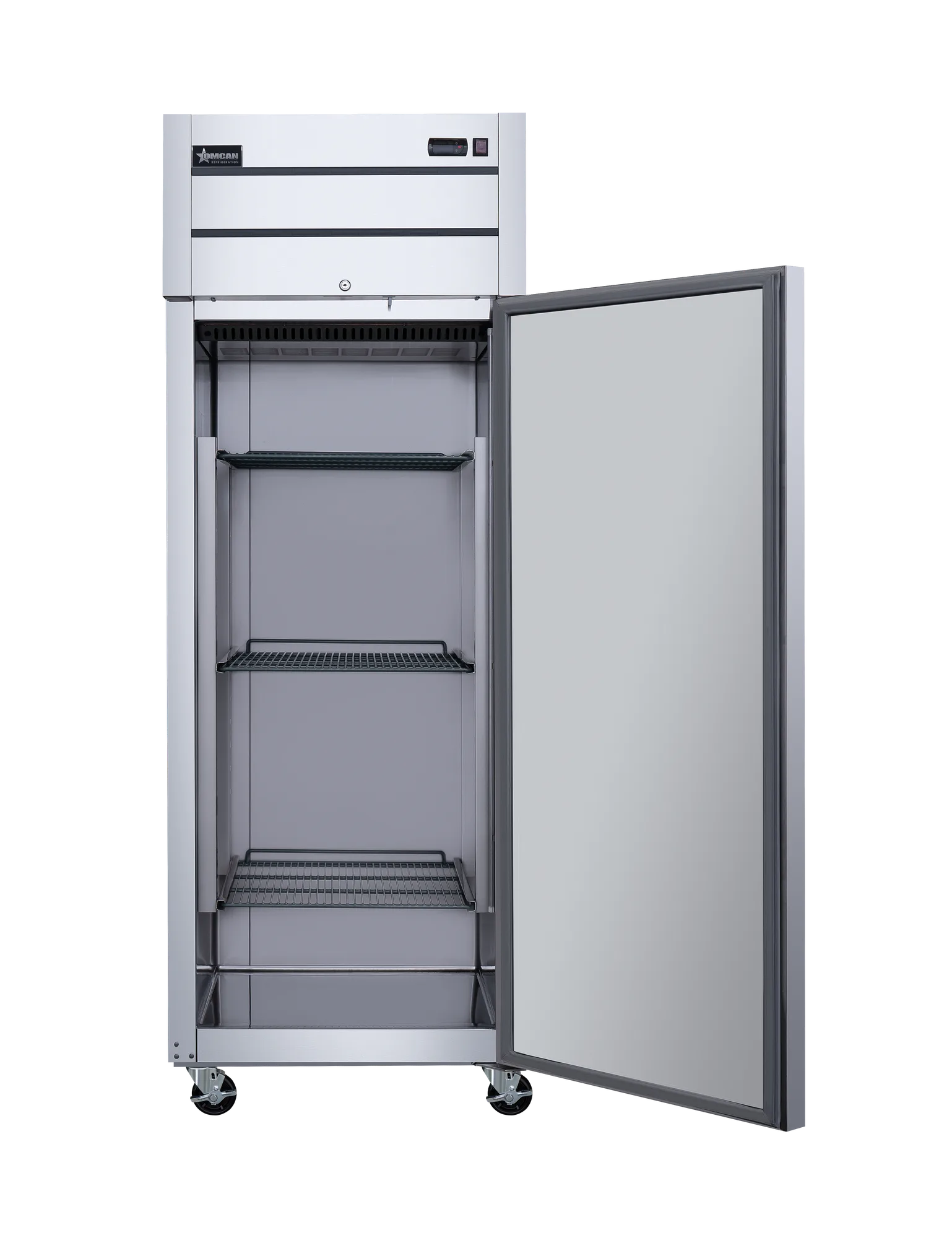 29″ One (1) Door Top Mounted Reach-in Refrigerator, 21.5 cu. ft. (609 L), Stainless Steel