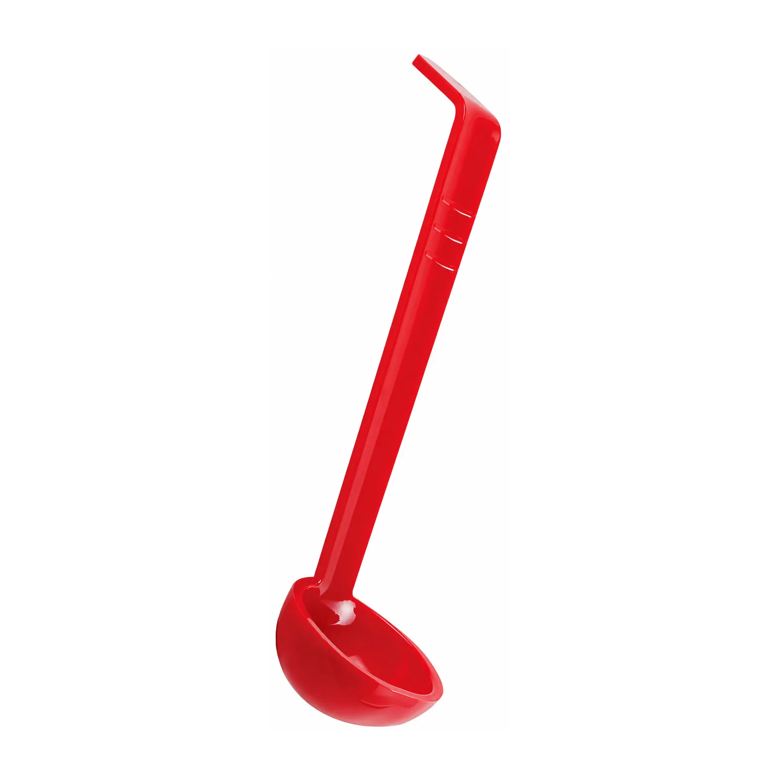 1 oz One-Piece Red Ladle with 13″ Handle