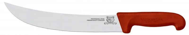 12″ Steak Knife with Red Super Fiber Handle