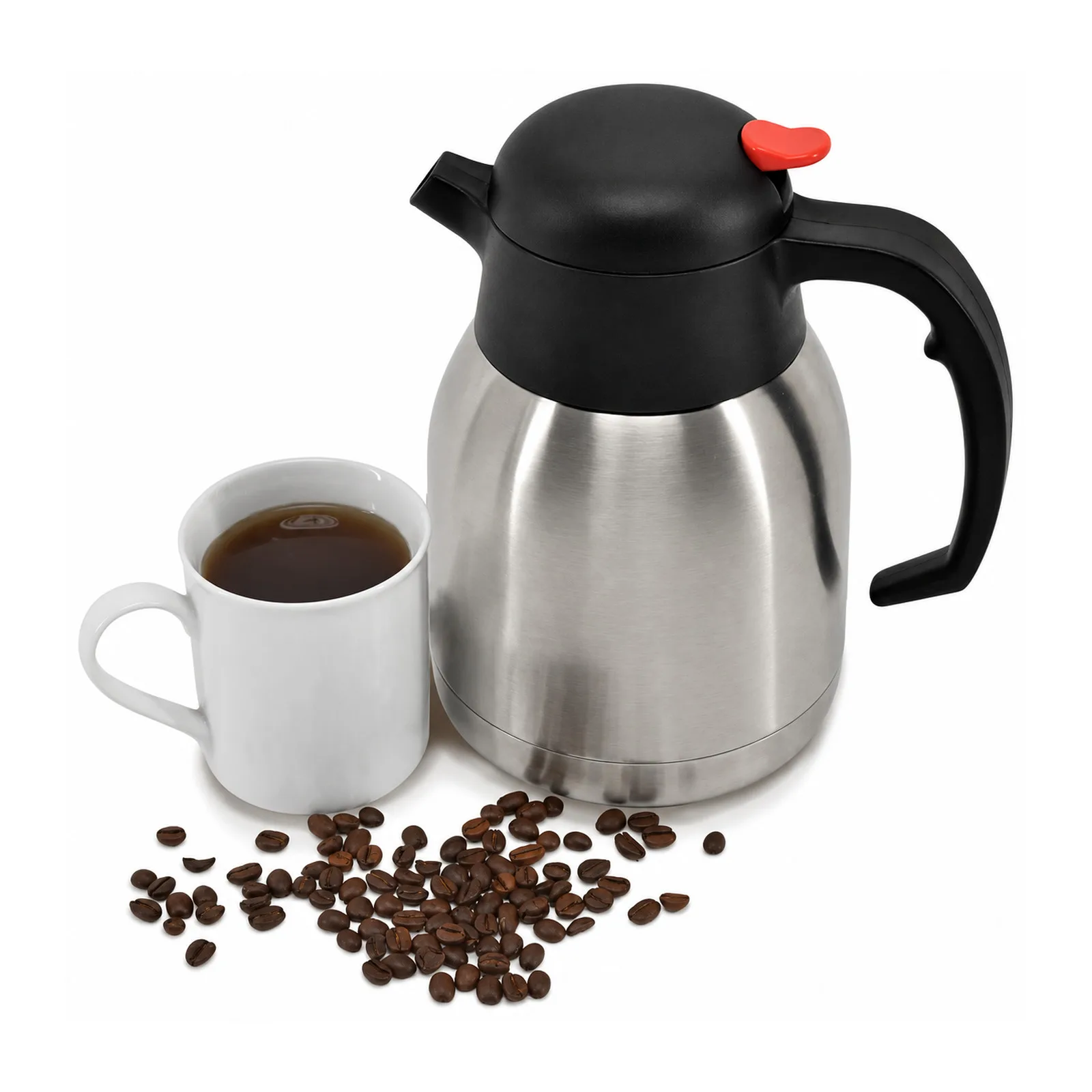 40 oz (1.2 L) Double-Wall Insulated Stainless Steel Thermal Carafe
