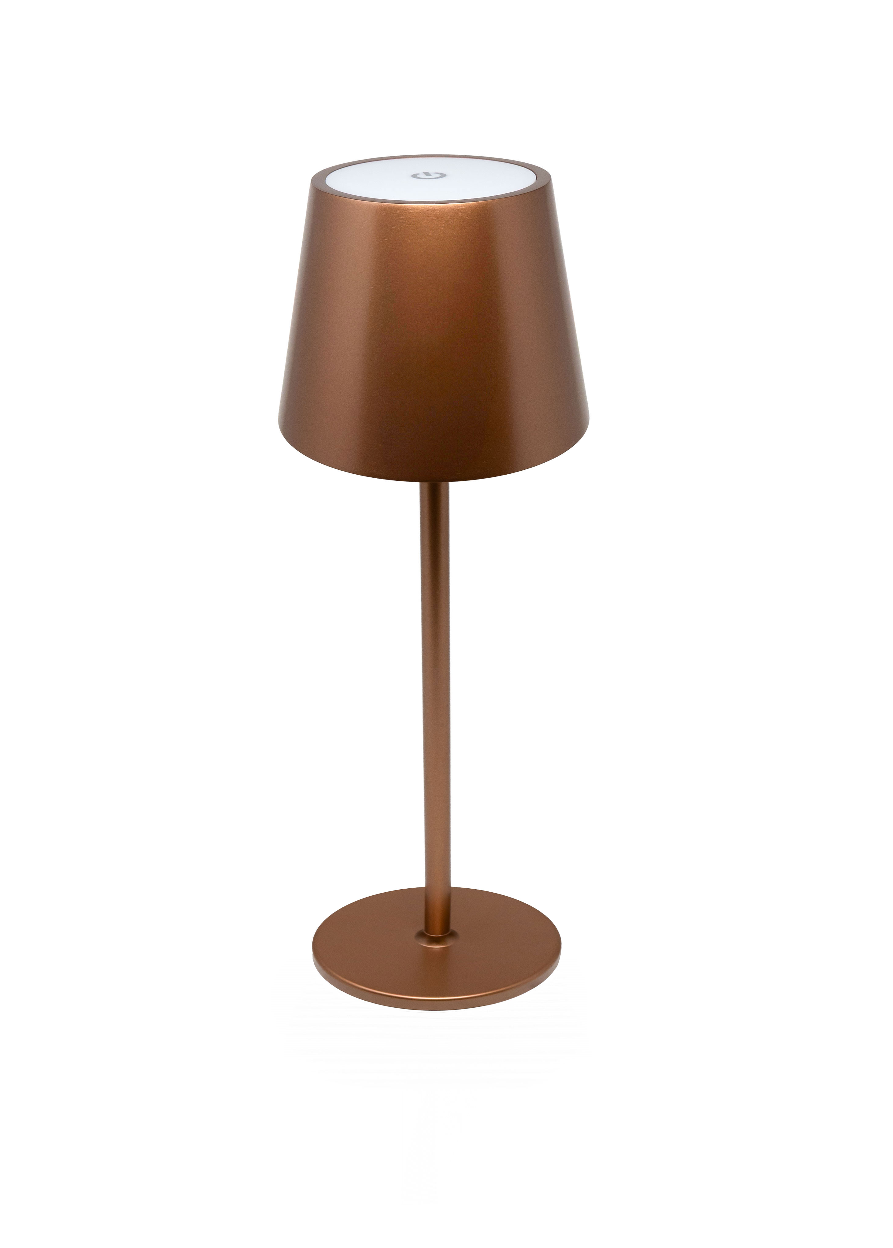 3.9” x 14.96” Brown LED Rechargeable Table Lamp – 5V (3600mA) Battery Power – 3000K/6000K Colour Temperature
