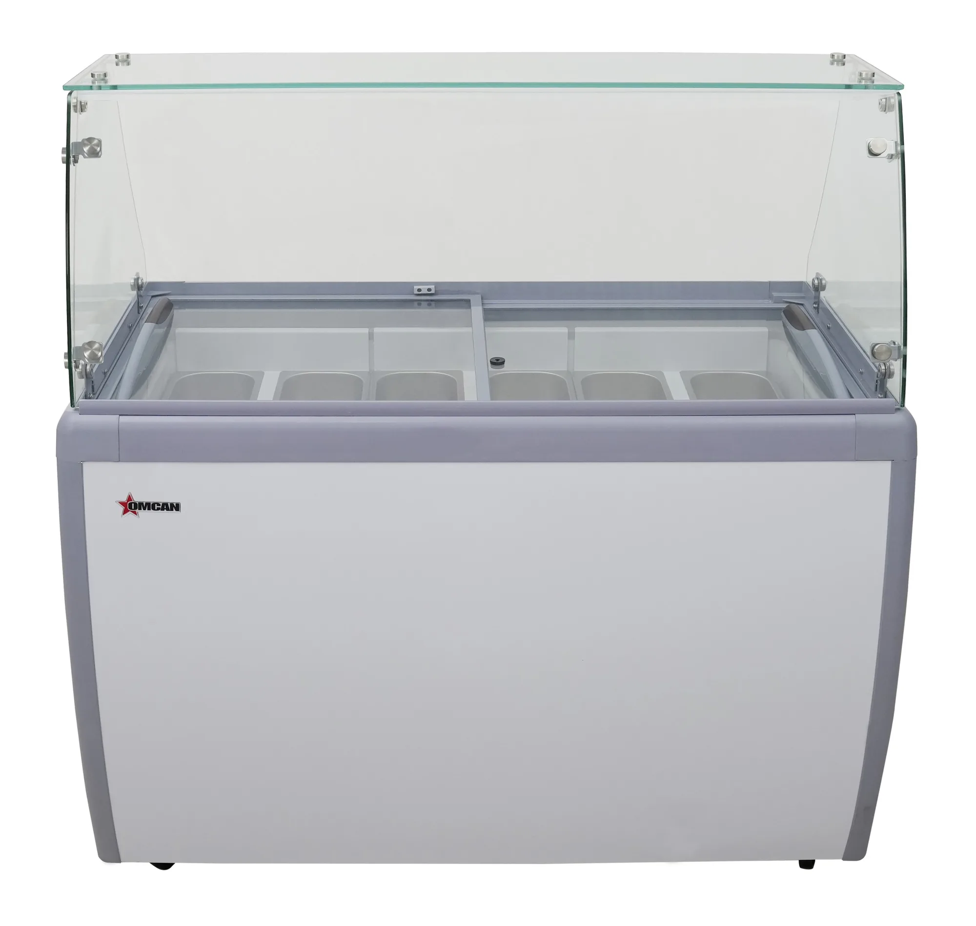 50″ Nine (9) Pan Gelato Dipping Cabinet (WITHOUT SNEEZE GUARD)