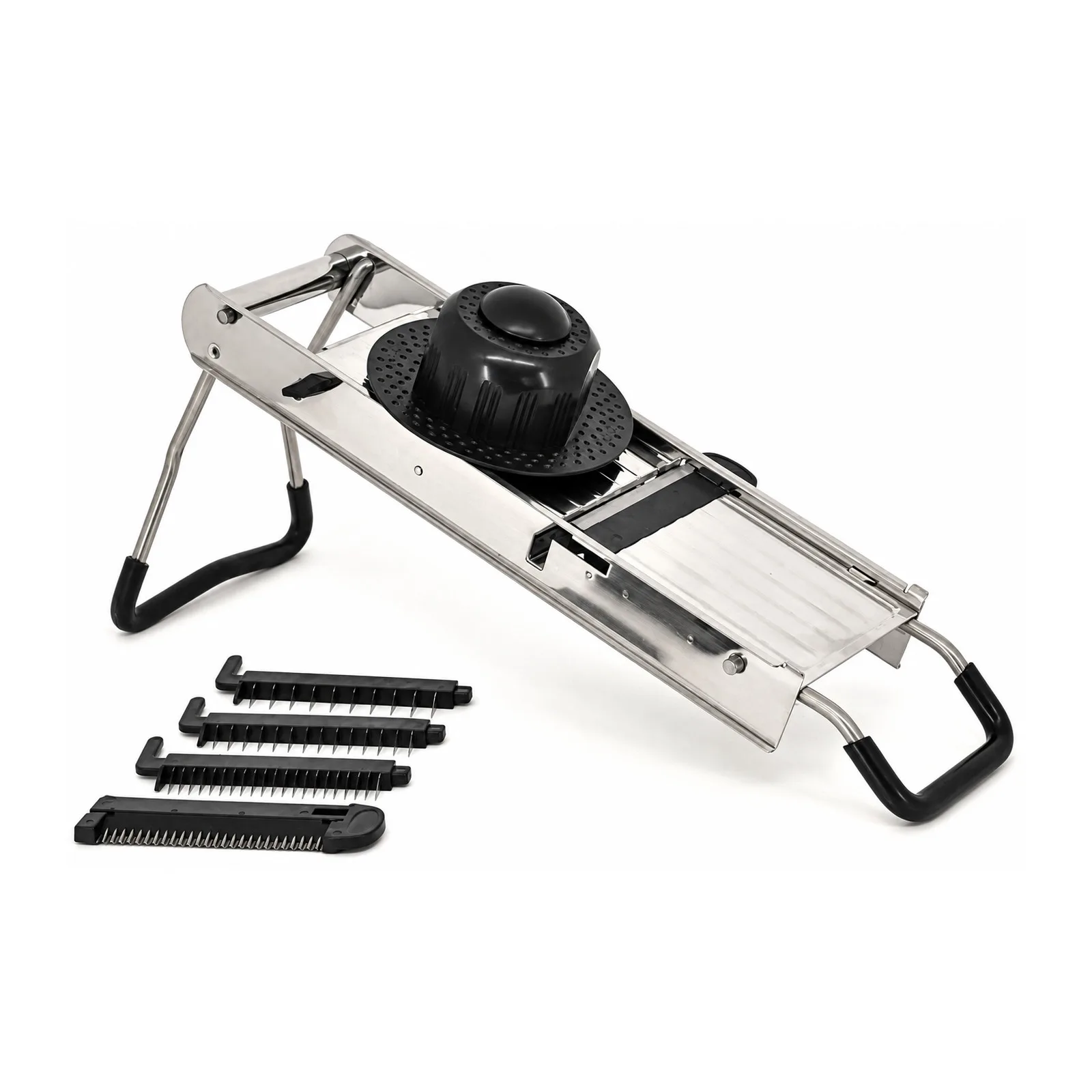 Stainless Steel Mandoline with 5 Interchangeable Blades