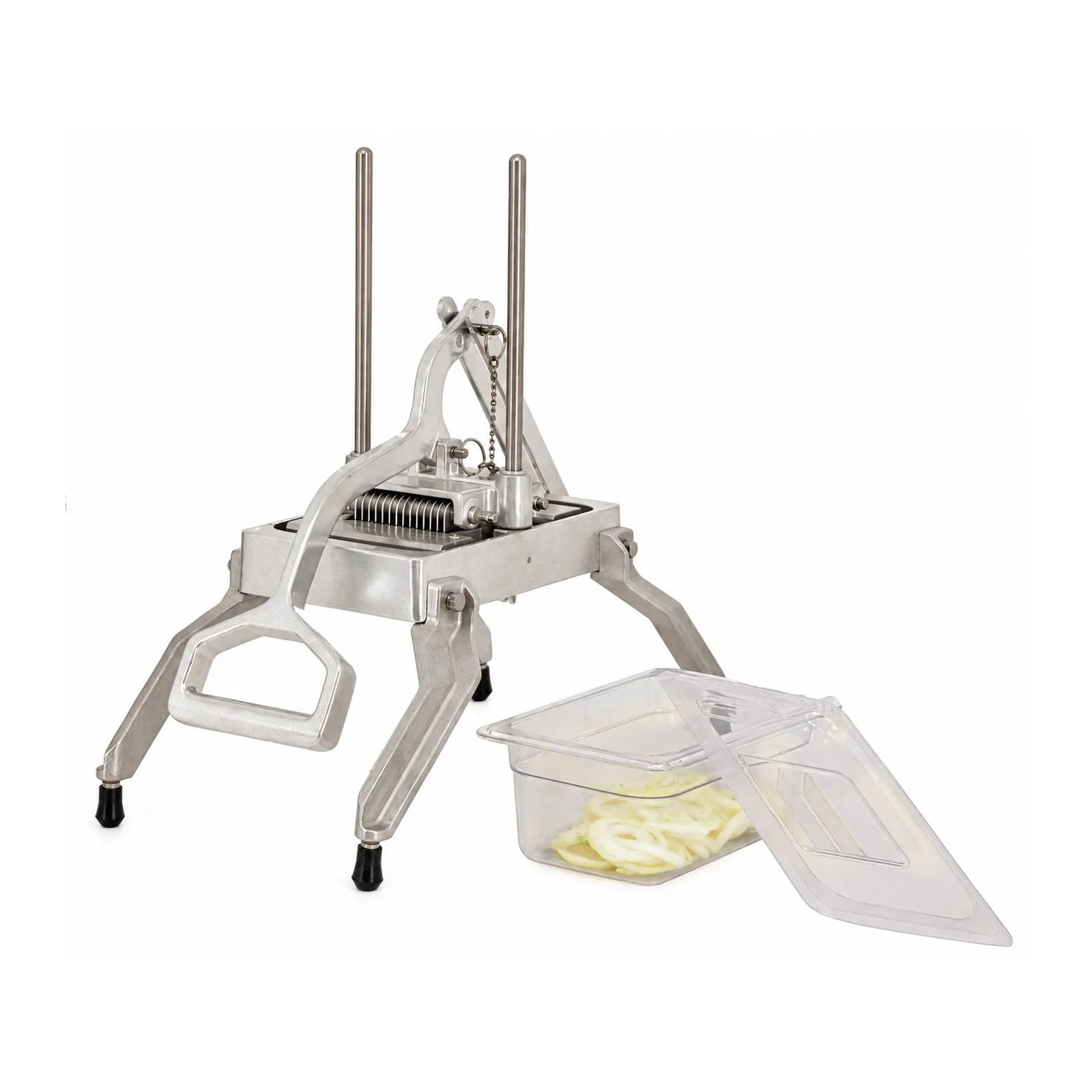 Countertop Vertical Fruit and Vegetable Slicer with 1/4″ Cutter Blade