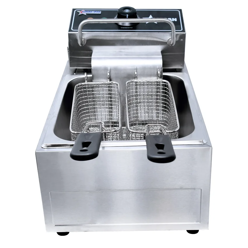 12 lb Single Countertop Electric Fryer – 110 V, 1 Ph, 1350 W