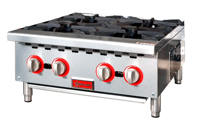 24″ Hot Plate with 4 Burners