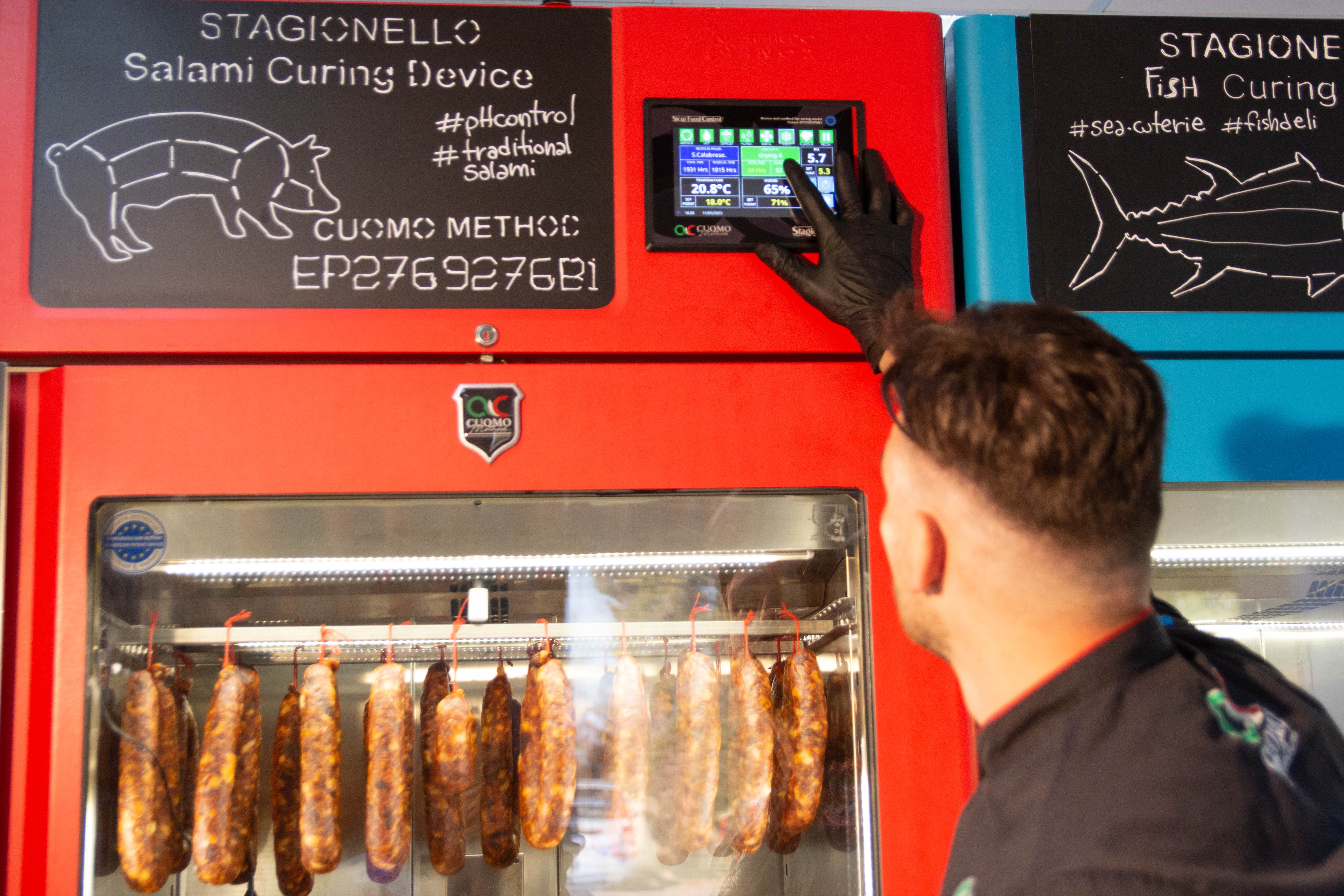 Stagionello® 220 lb (100 kg) Salumi Curing Cabinet 4.0 with ClimaTouch® and Fumotic®