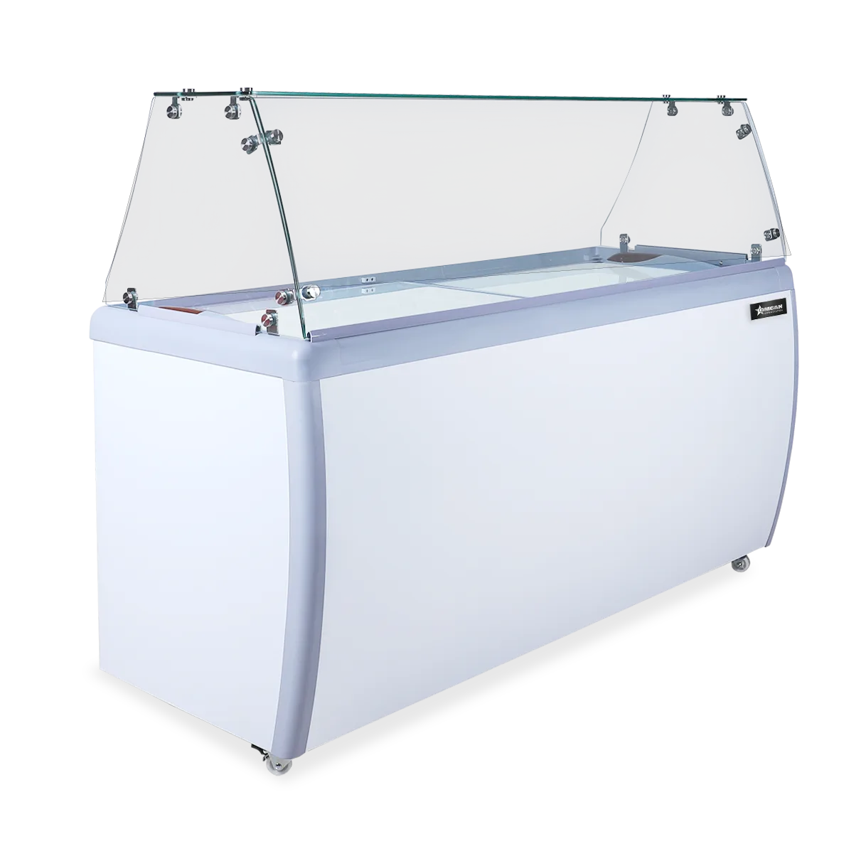 60″ 10+8 Tubs Capacity Ice Cream Dipping Freezer (WITHOUT SNEEZE GUARD)