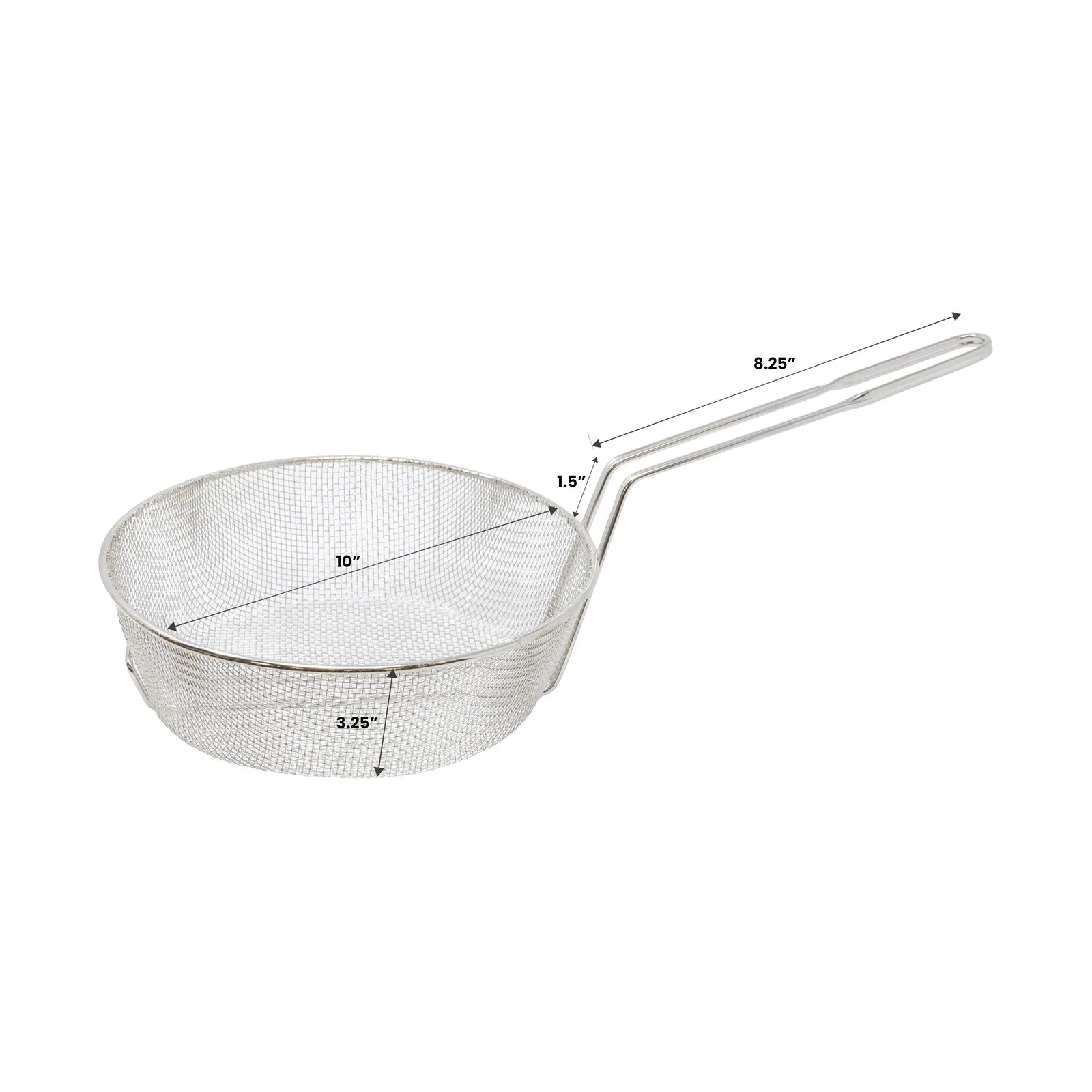 10″ x 3″ Culinary Basket Fine Mesh