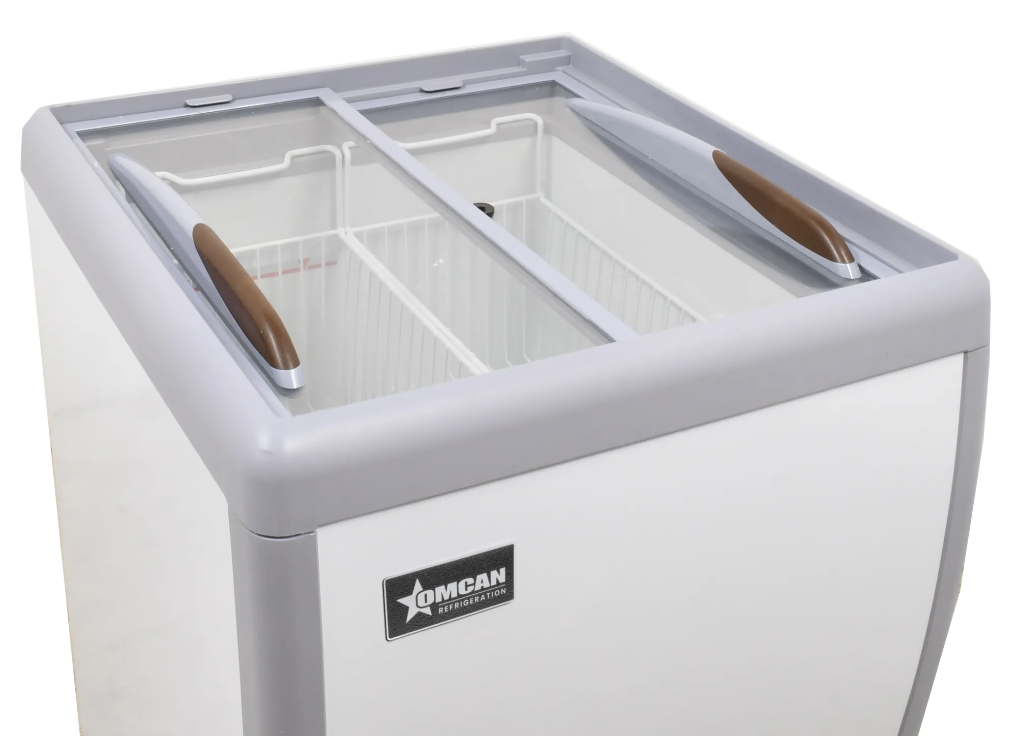 26″ Ice Cream Display Chest Freezer with Flat Glass Top, 5.5 cu. ft. (156 L)