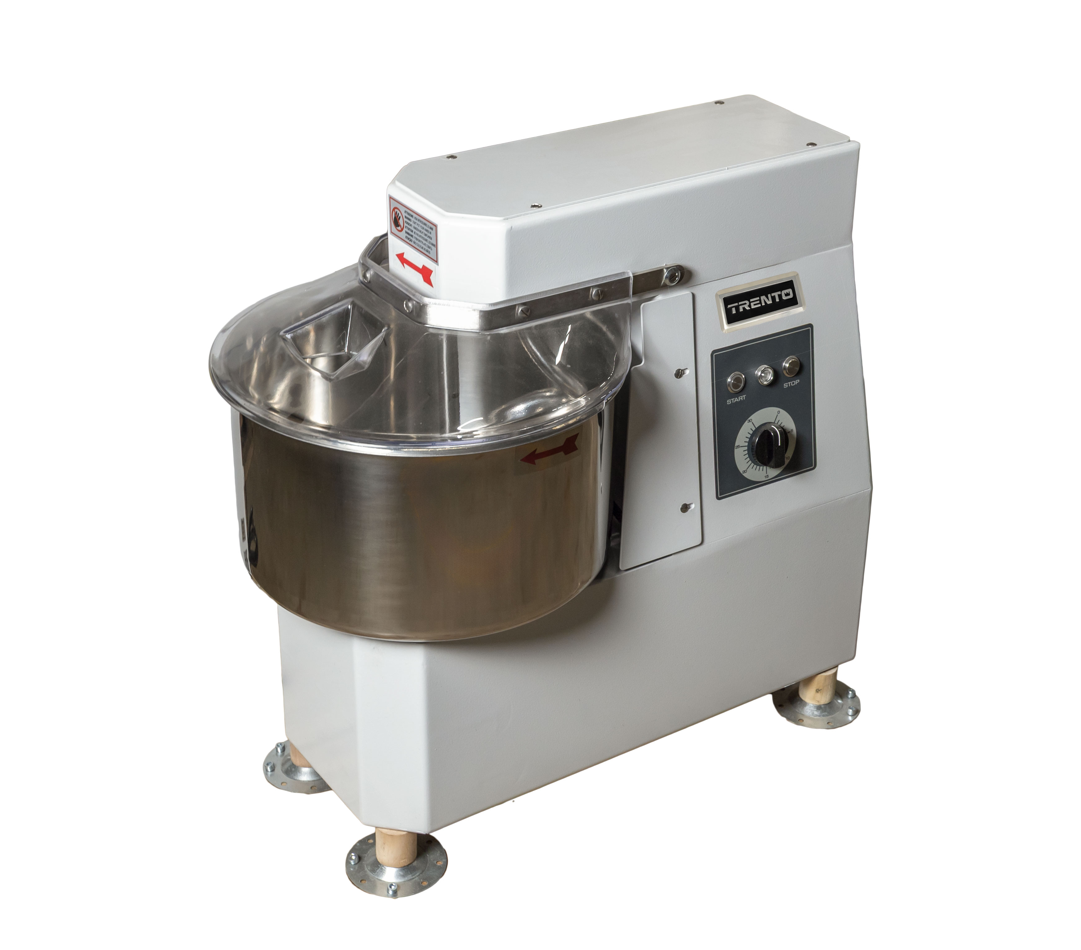 22 QT Spiral Mixer with Fixed Bowl and Timer – 120V, 750W