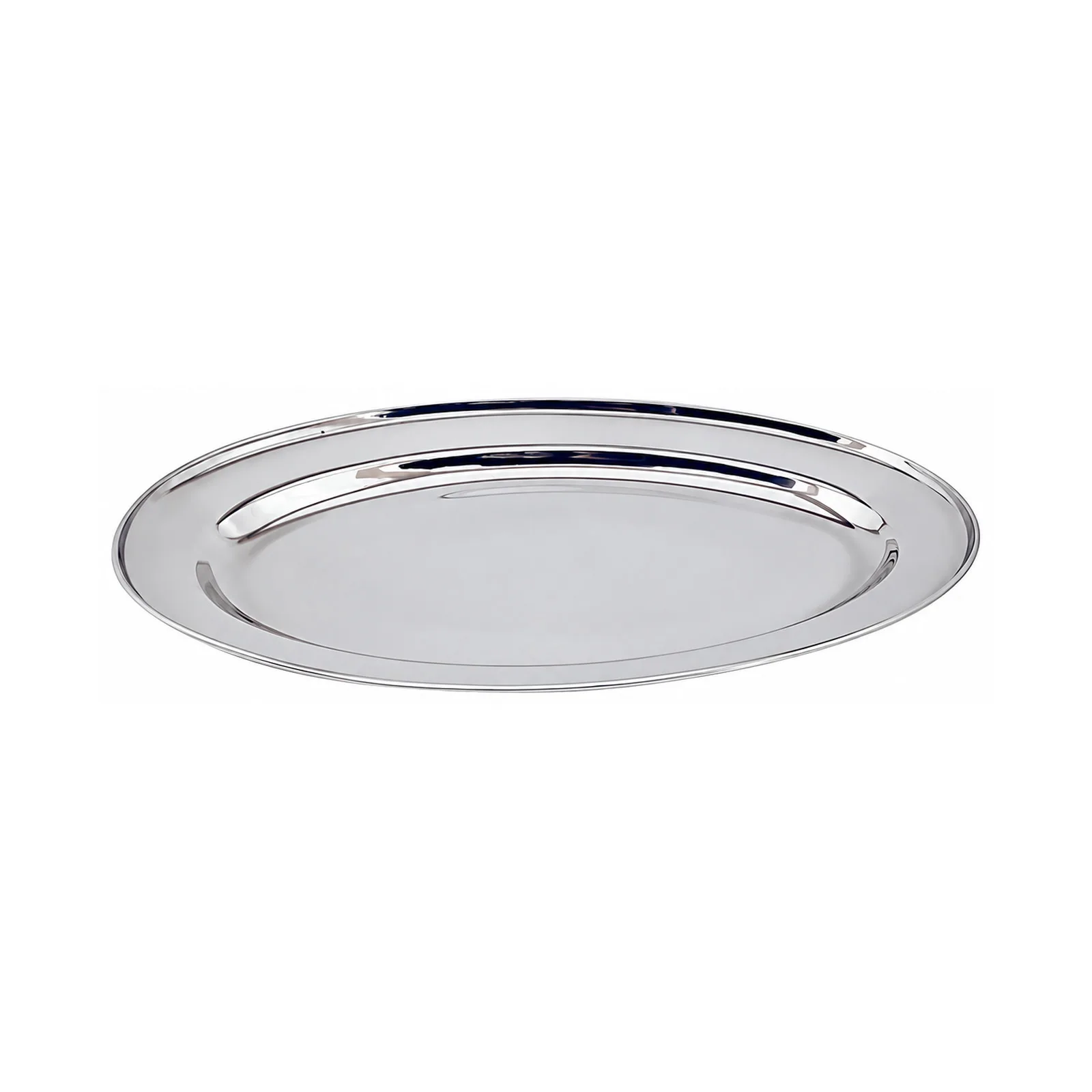 15 7/8″ x 10 1/2″ Stainless Steel Oval Platter
