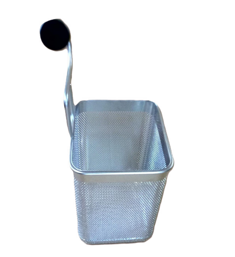 Pasta Cooker Rectangular Basket with Left Handle